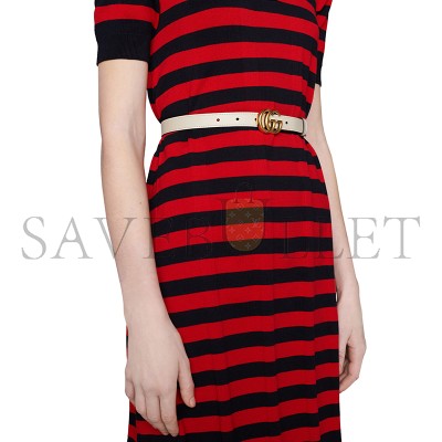 GUCCI GG MARMONT REVERSIBLE THIN BELT 2CM 659418